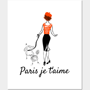 Paris je t'aime Posters and Art